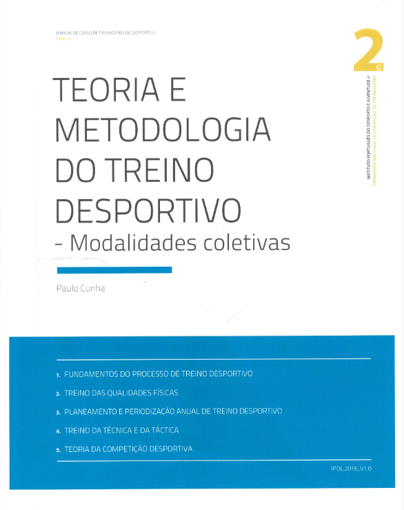Lettering «Teoria e metodologia do treino desportivo 2 : modalidades coletivas »